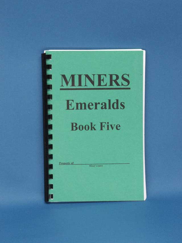 Miners Book 5 Emeralds $2.00